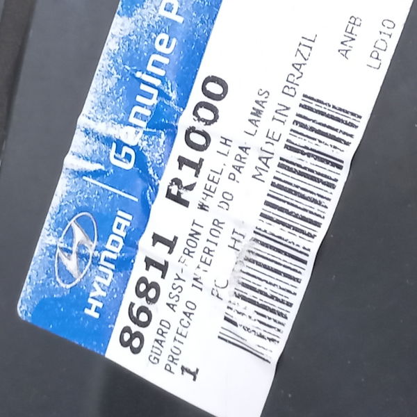 Parabarro Dianteiro Esquerdo Hyundai Elantra 2010