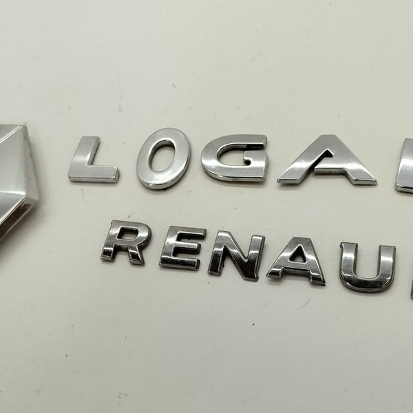 Emblema Traseiro Renault Logan Life 1.0 2021