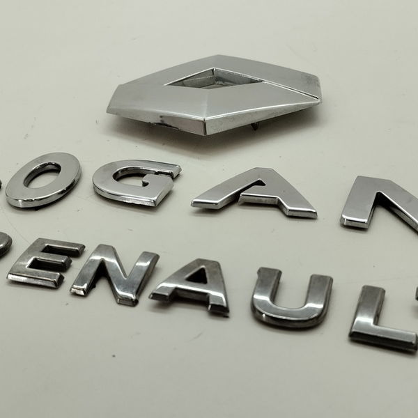 Emblema Traseiro Renault Logan Life 1.0 2021