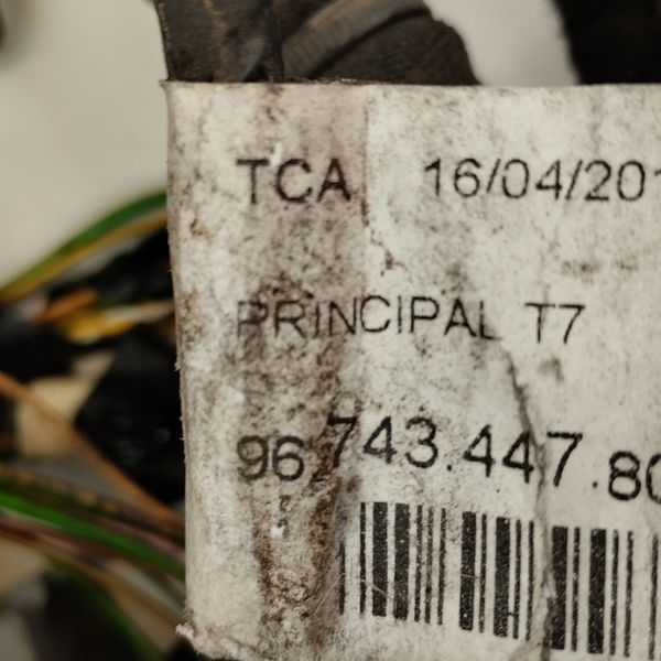 Chicote Do Motor Peugeot 408 Griffe 2.0 2012