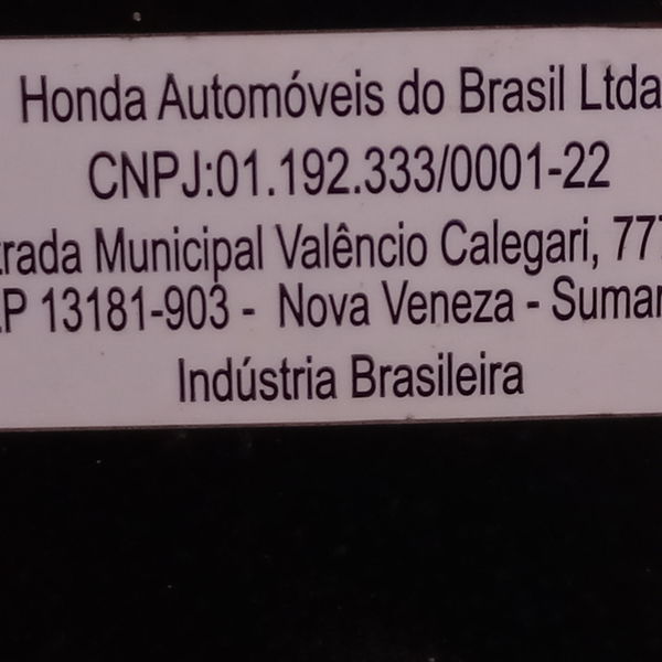 Capo Honda Civic Sport 2.0 2017