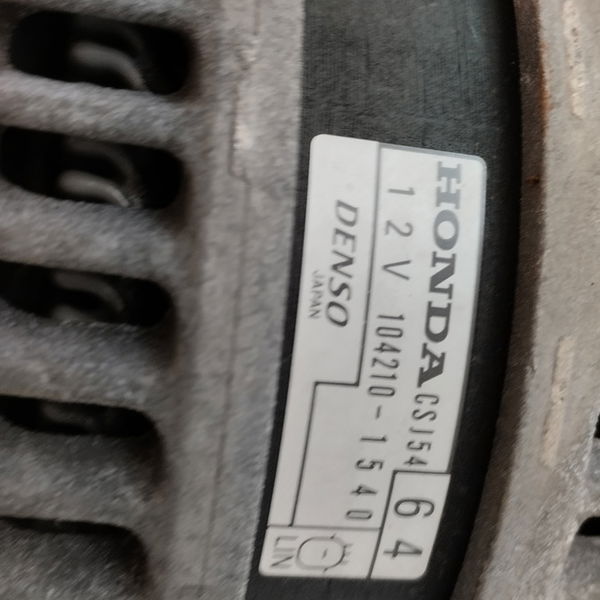 Alternador Honda Civic Sport 2.0 2017