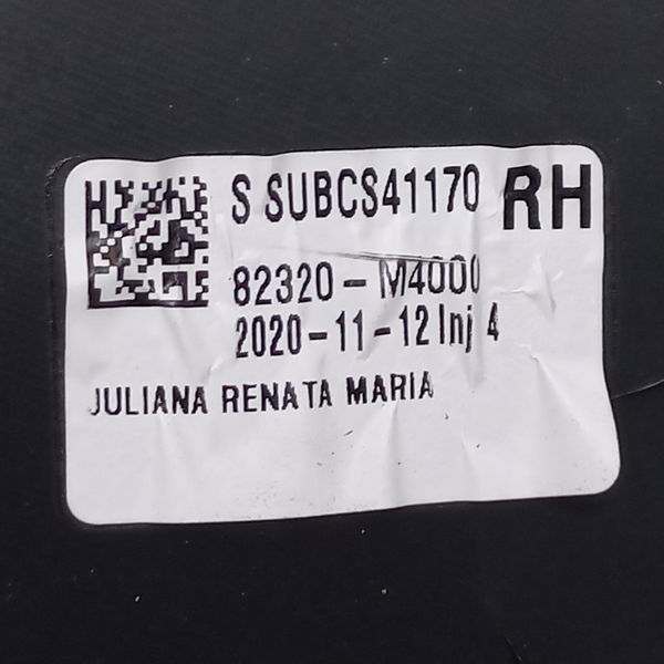 Forro De Porta Dianteira Direita Hyundai Creta 1.6 2021