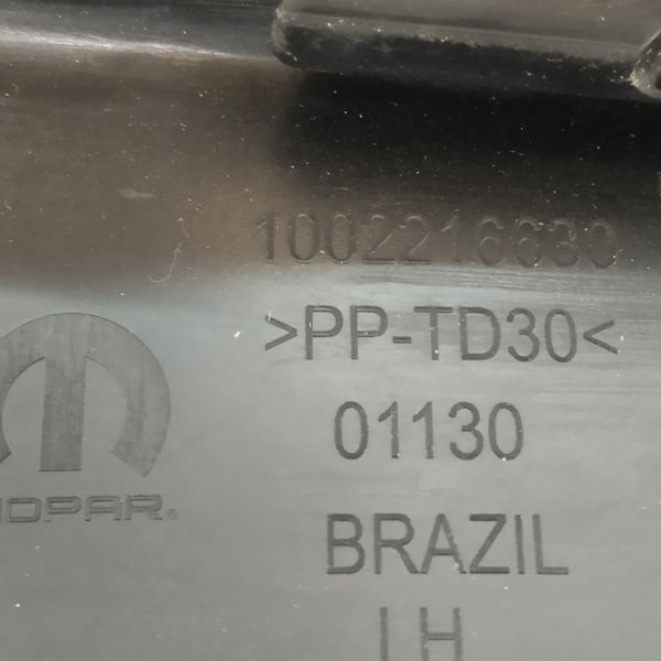 Acabamento Caçamba Esquerda Fiat Toro Freedom 1.8 2017