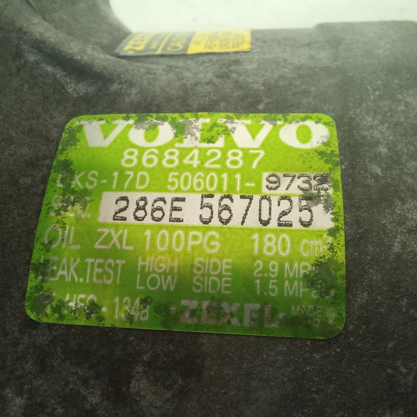 Compressor Do Ar Volvo S60 2.4 Lpt 2003