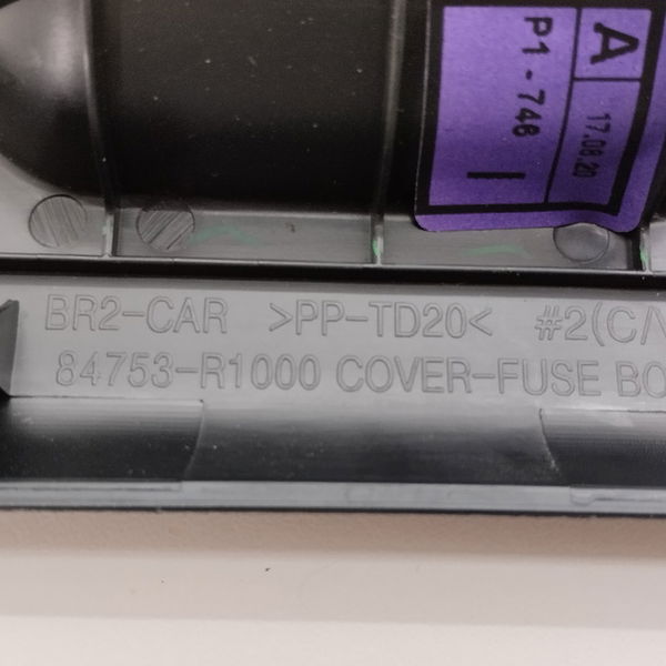 Tampa Caixa Fusivel Hyundai Hb20 1.0 Sense 2021