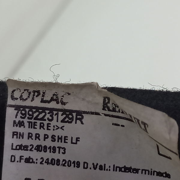 Tampao Do Bagagito Renault Kwid Zen 2020