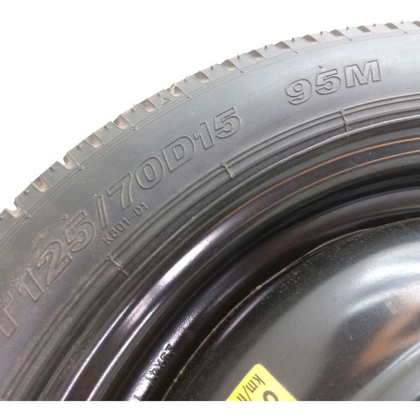 Roda Estepe Pneu 127 70 Aro 15 Honda Civic Lxr 2.0 2015