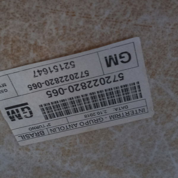 Forro Do Teto Gm Cobalt 1.8 Aut 2019