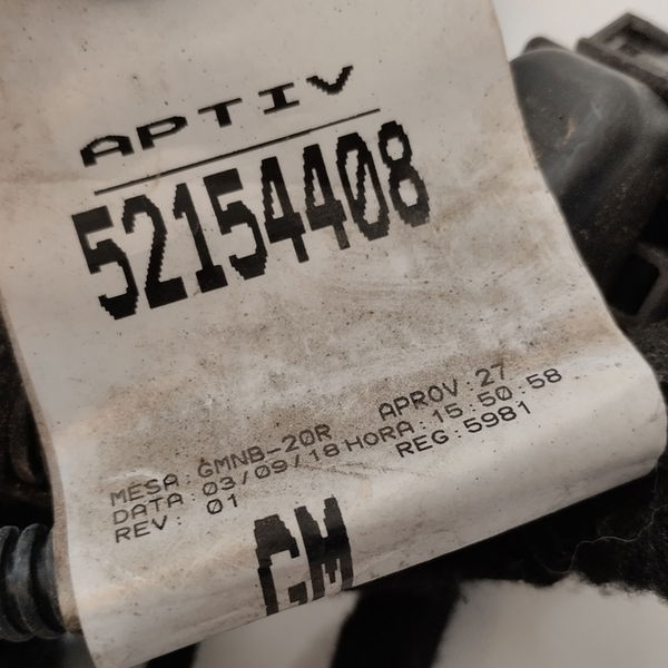 Chicote Da Carroceria Gm Cobalt 1.8 Aut 2019