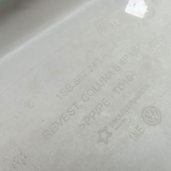 Moldura Coluna Meio Esquerda Volkswagen Up 1.0 2020