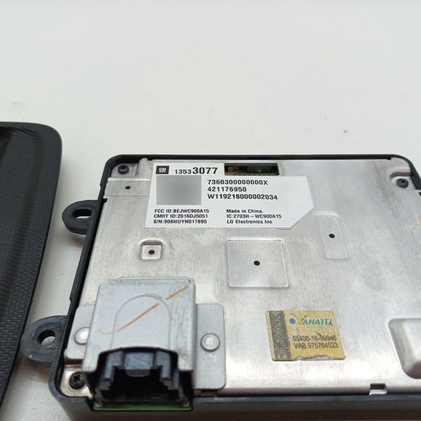 Carregador Celular Por Indução Chevrolet Tracker 12t 2021