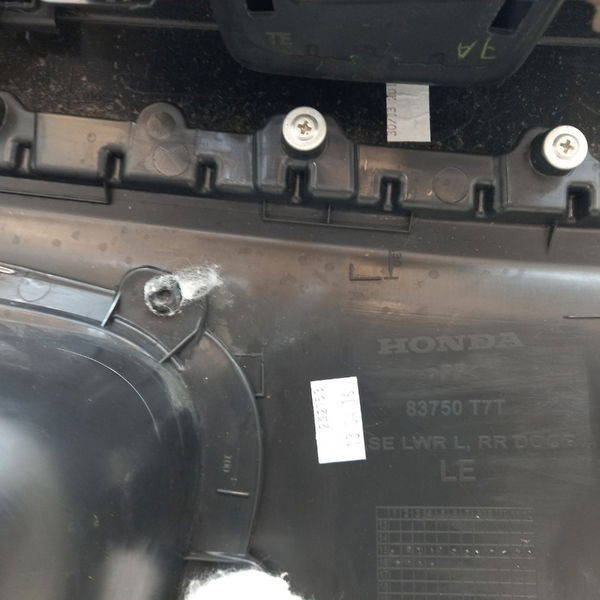 Forro Da Porta Traseira Esquerda Honda Hrv Ex 1.8 2016