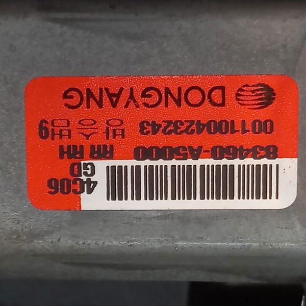 Maquina Vidro Traseiro Direito Hyundai I30 1.8 2015