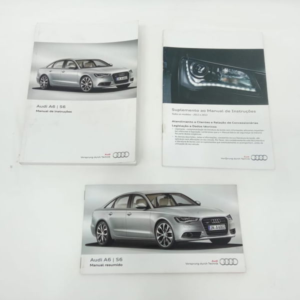 Jogo Manual  Proprietário Audi A6 2016