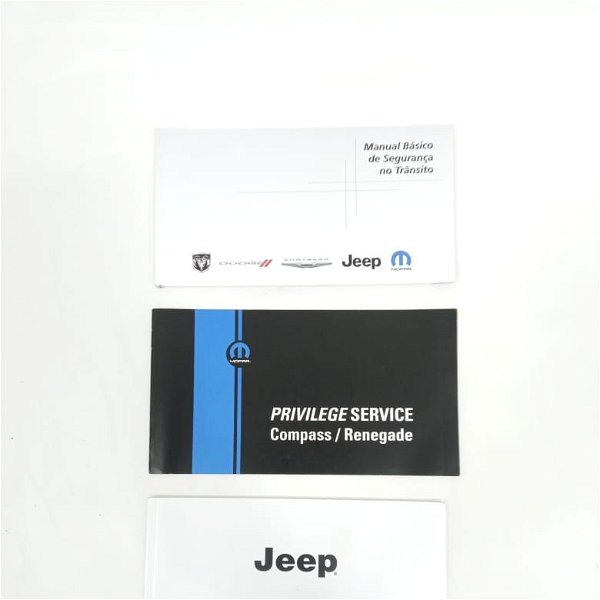 Jogo Manual Proprietário Jeep Renegade Diesel 2017