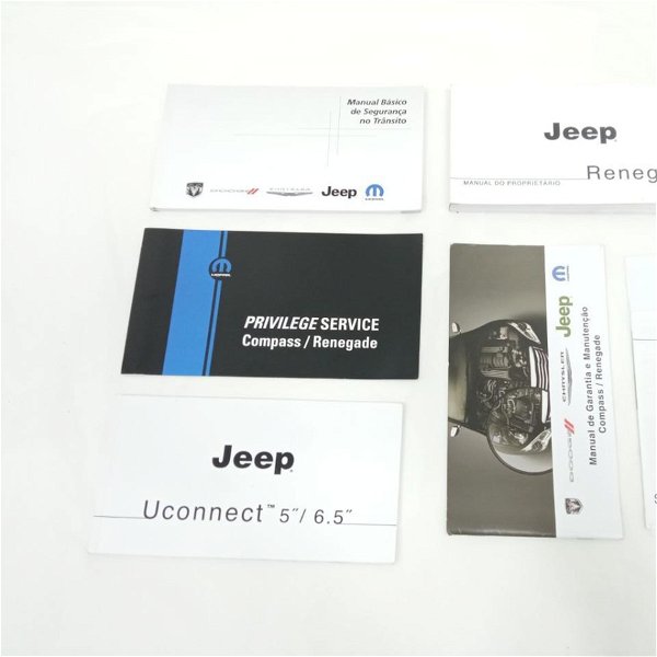 Jogo Manual Proprietário Jeep Renegade Diesel 2017