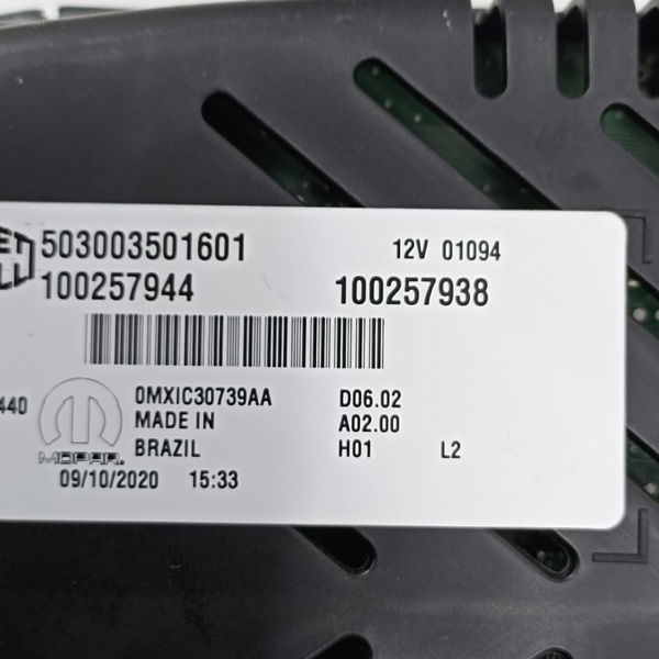 Painel Instrumento Jeep Renegade 2020 503003501601