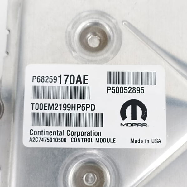 Módulo Injeção Jeep Compass Flex 2019 P68259170ae