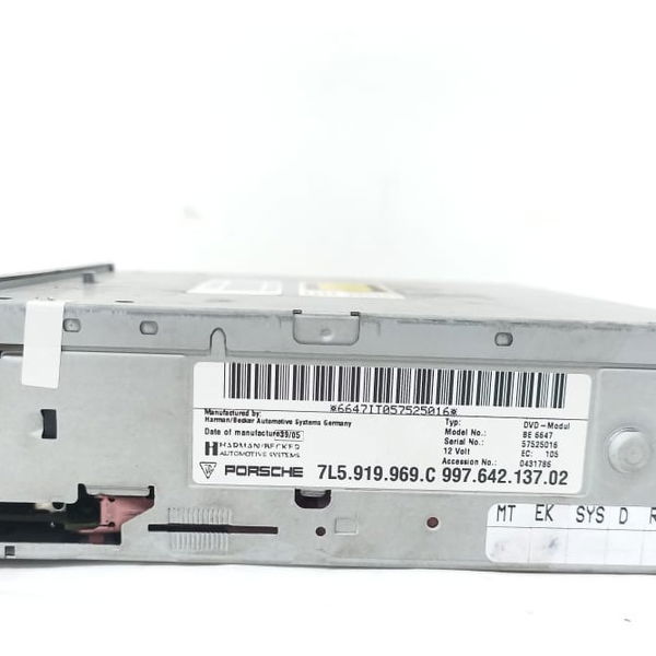 Leitor Dvd Player Porsche Cayenne 2004 7l5919969c
