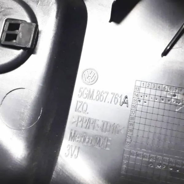 Acabamento Bagagito Esquerdo Vw Golf 2016