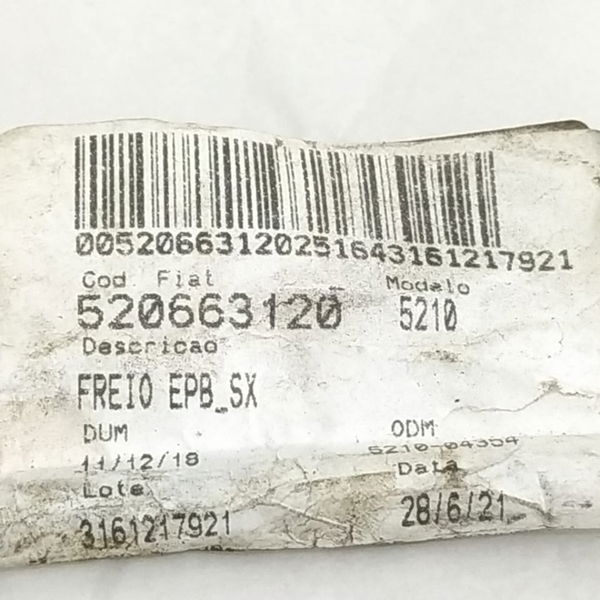 Chicote Pinça Traseiro Esquerdo Jeep Renegade 2022