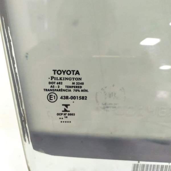 Vidro Porta Dianteira Direita Toyota Corolla 2015