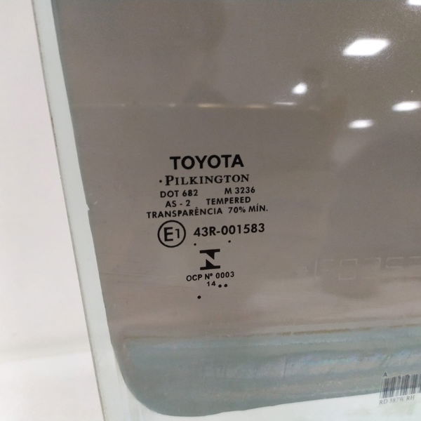 Vidro Porta Traseira Direita Toyota Corolla 2015