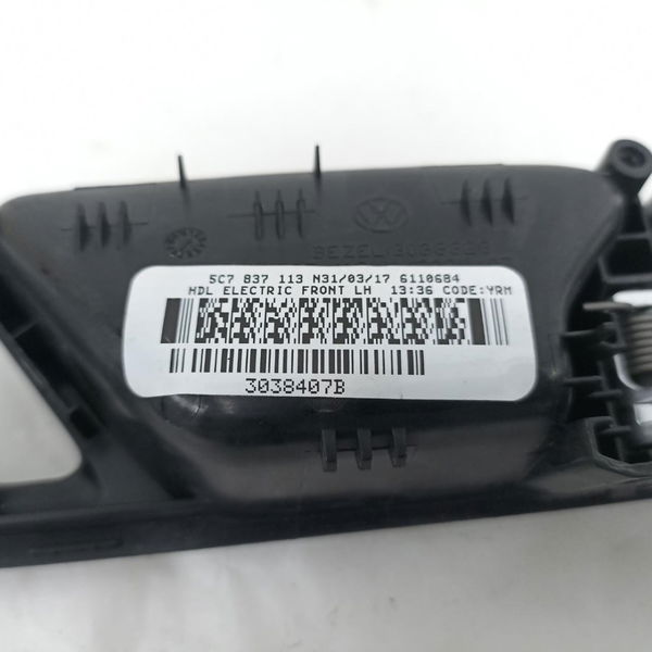 Maçaneta Interna Dianteira Esquerda Vw Jetta 2017 5c7837113n