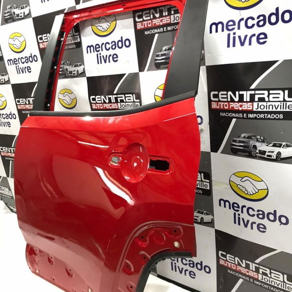 Porta Lata Traseira Esquerda Vermelha Jeep Renegade 2018