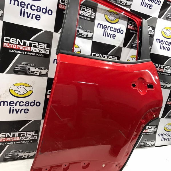Porta Lata Traseira Esquerda Vermelha Jeep Renegade 2018