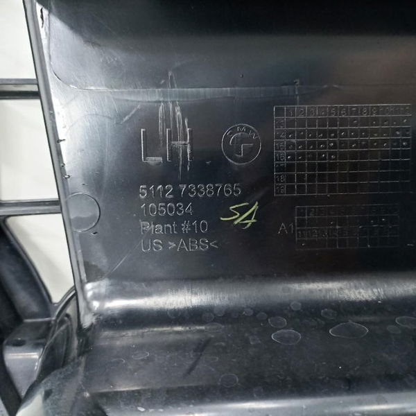Guia Lateral Parachoque Traseira Esquerda Bmw X4 2017