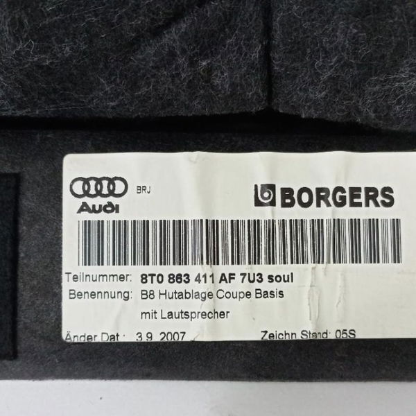 Bagagito Audi Rs5 4.2 V8 2010 8t0863411af
