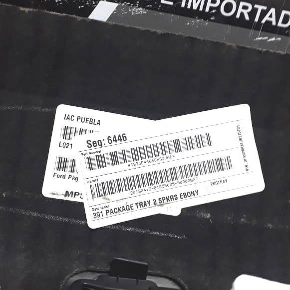 Acabamento Tampão Bagagito Porta Malas Ford Fusion 2017 2018