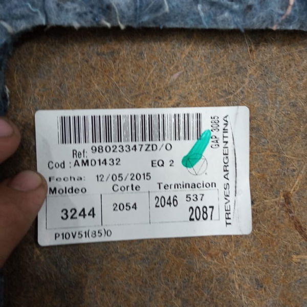Tampão Som Bagagito Porta Malas C4 Lounge Thp 2014 2015