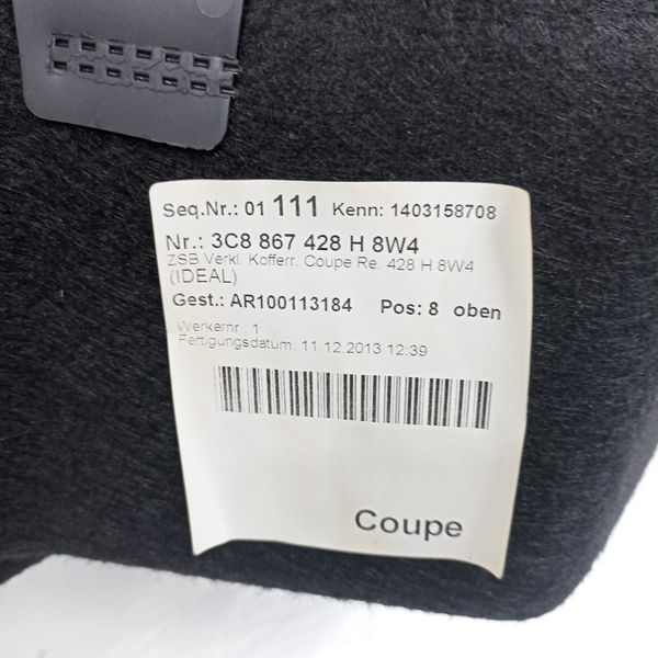 Forro Porta Malas Direito Vw Passat Cc 2014
