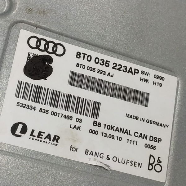 Módulo Amplificador Som Audi Rs5 4.2 V8 2010 2011