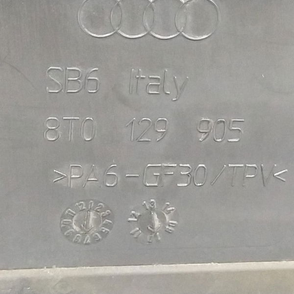 Acabamento Duto Entrada Ar Esquerdo Audi Rs5 2011