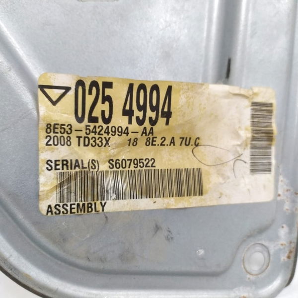 Suporte Máquina Vidro Traseiro Direito Ford Fusion 2008