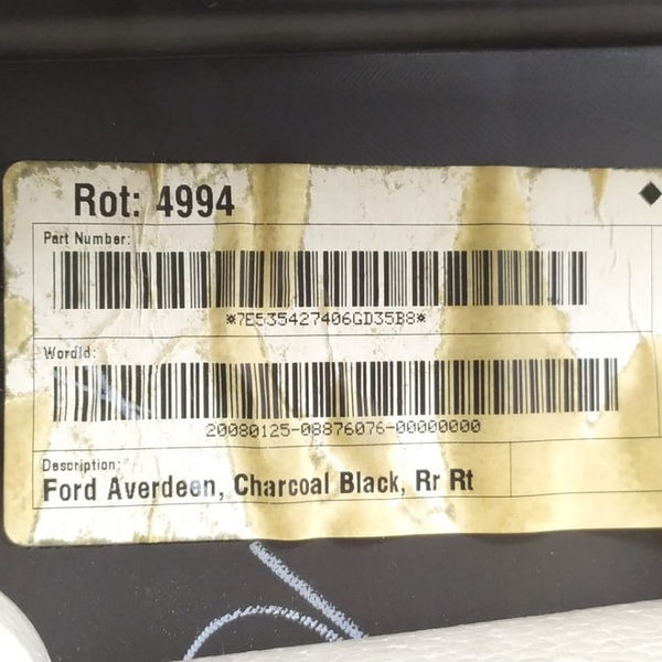 Forro Porta Traseira Direita  Ford Fusion 2008 Detalhe