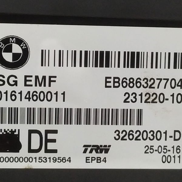 Módulo Freio Eletrico Bmw X4 2.0 2017 686327704