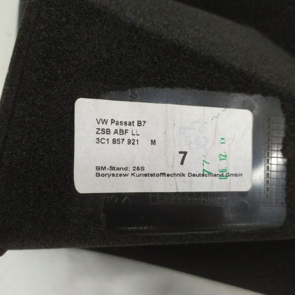 Tampa Inferior Porta Objetos Vw Passat Cc 2014