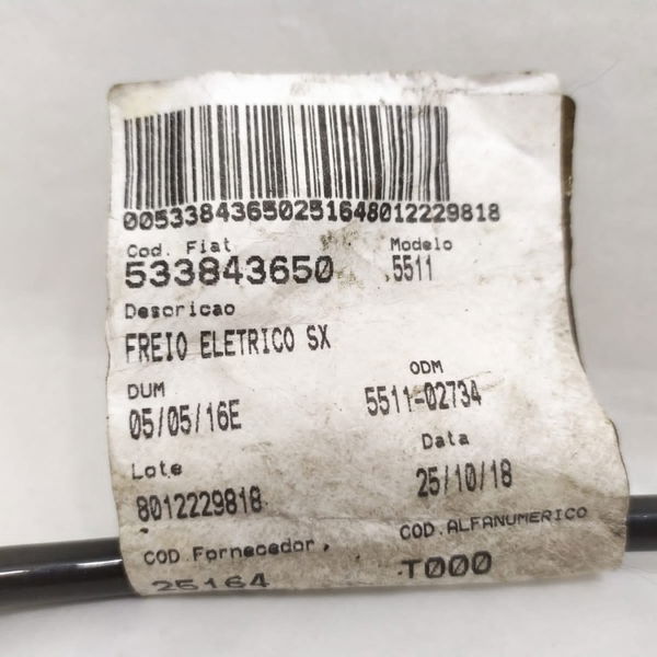 Chicote Pinça Traseira Esquerda Compass Diesel 2019