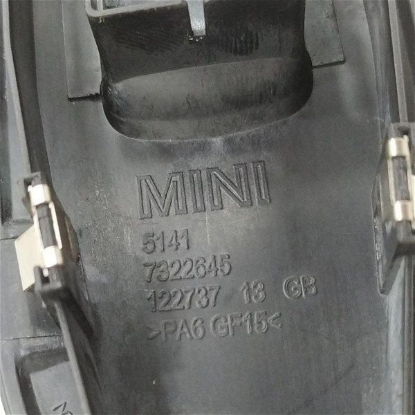 Moldura Botão Vidro Dianteiro Direito Mini Cooper S 2019