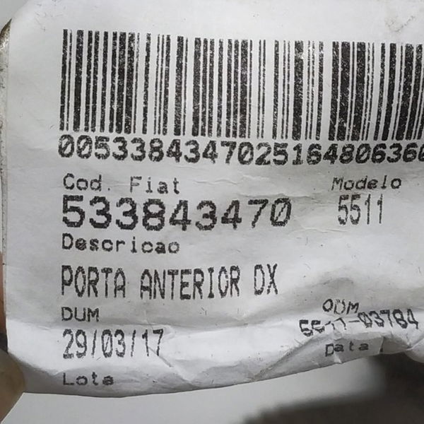 Chicote Porta Dianteira Direita Jeep Compass Flex 2018/19