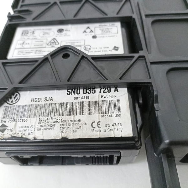 Módulo Entrada Mídia Porta Luvas Vw Passat Cc V6 2014