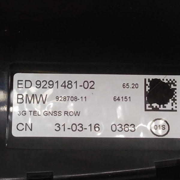 Módulo Antena Teto Bmw X4 2017 929148102