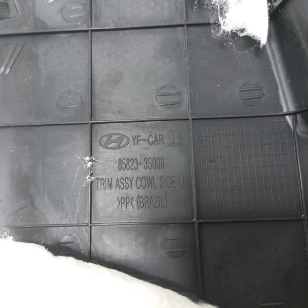 Acabamento Soleira Esquerda Hyundai Sonata 2011