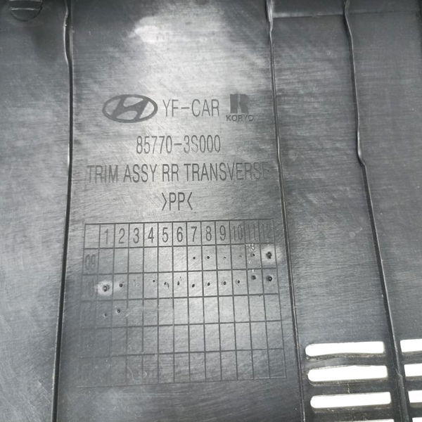 Acabamento Moldura Tampa Traseira Hyundai Sonata 2011