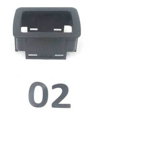 Moldura Botão Sensor Alarme Dianteiro Esquerdo Audi A4 2011 